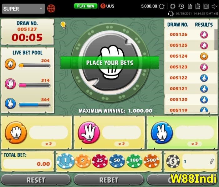 กระดาษหิน Scissor startgies - Autificate guard to  PH0 % ชนะ